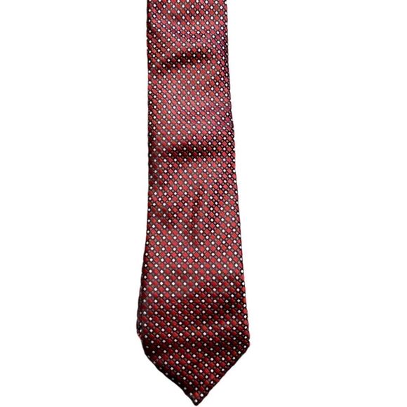 DONALD J TRUMP Silk Tie Red‎ - Picture 1 of 5